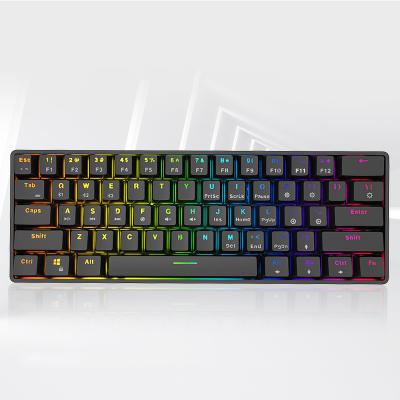 China AIWO Mini Wireless Ergonomic Keyboard 2021 Success Mini Teclado Inalambrico Multi Color Desktop Game for sale