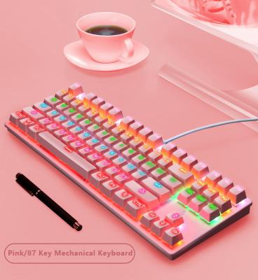 China Super Numeric Keypad AIWO Factory Sale Cyan Axis Long Lifespan RGB Mechanical Keyboard Kit for sale