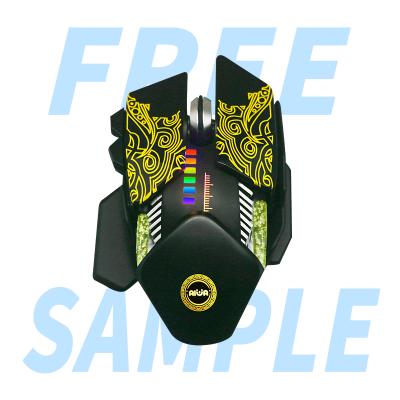 China Cool Bee RGB Gaming Mouse Latest Custom Brand Computer Game AIWO For Professional Gamer 4000 DPI Adjustable for sale