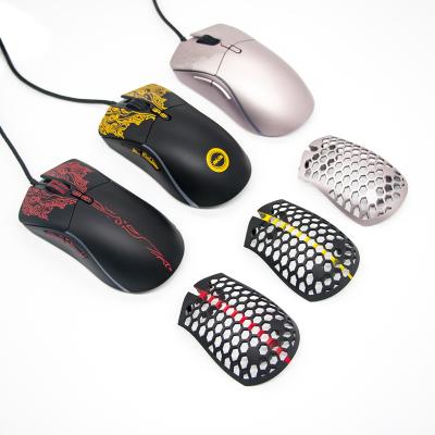 China Game AIWO Manufacturer Price Oem High Quality Wired 1000-12000 DPI RGB 13 LED Adjustable Ergonomics Lighting Mouse Gaming for sale