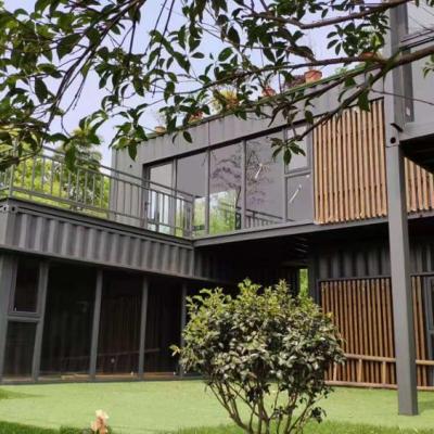 China Expandable Container House Prefabricated house used for villa, hotel,holiday house, studio and public lavatory en venta