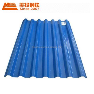 China High-class Zinc coated metal corrugated metal roofing sheet Prepainted trapezoid roof sheet Z40 Z90 Z275 SGCC DX51D en venta