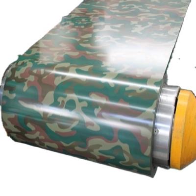 China Camouflage Pattern PPGL Steel Coil Color Coated Steel Sheet Camouflage en venta