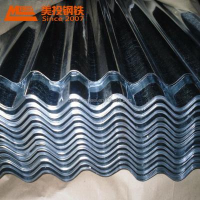 China Galvanized steel metal Roofing Sheet cladding siding panels corrugated steel plate GI SGCC Z30 Z275 for sale