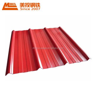 China PPGI Color Coated Corrugated Roofing Sheet Cold Rolled High-strength Steel Plate en venta