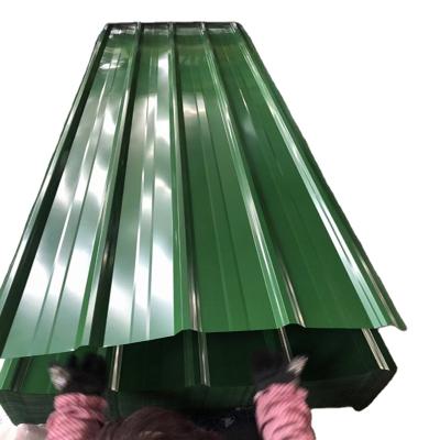 China Recyclable sheet Construction Site shed/separation barrier use corrugated ppgi steel sheet for sale