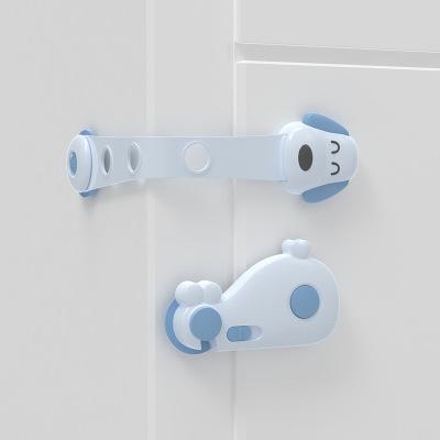 China Cute Shape 4 Pcs Adjustable Baby / Set Multifunctional Children Safety Baby Drawer Door Lock for sale