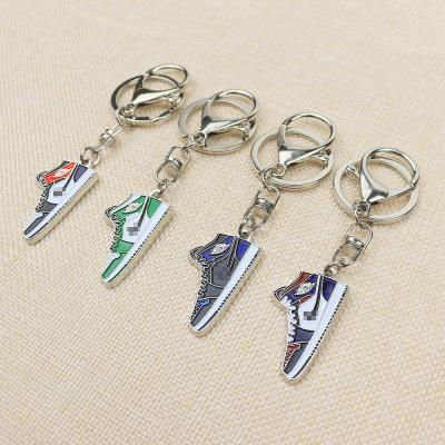 China 3D Mini Sneakers Air Force One Keychain Eco-friendly Metal Keychain for sale