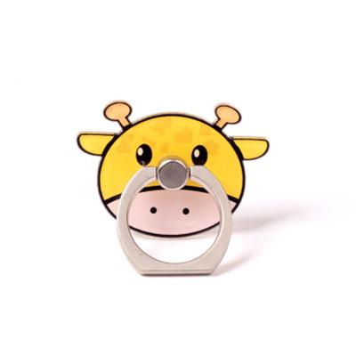 China Simple Animal Rotation Ring Holder Promotional Gift Acrylic Cartoon Finger Ring Holder Stand Smart Mobile Phone Wholesale Eco-friendly for sale