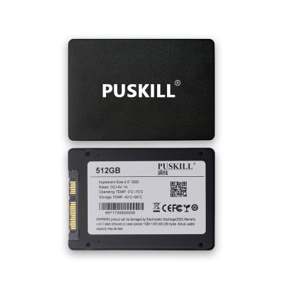 China High Quality SSD PUSKILL Drive 120GB/128GB/240GB/256GB/480GB/512G/960GB/1TB/2TB Solid State Drive Hard Disk Drive SSD for sale