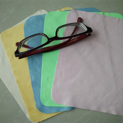 China Microfiber solid-color lens cleaning cloth-lint free for sale