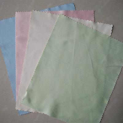 China Microfiber solid-color lens cleaning cloth-lint free for sale