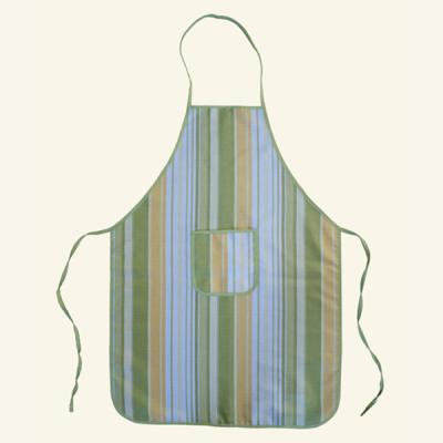 China BSCI passed-Promotional printed apron with colored striped design for sale