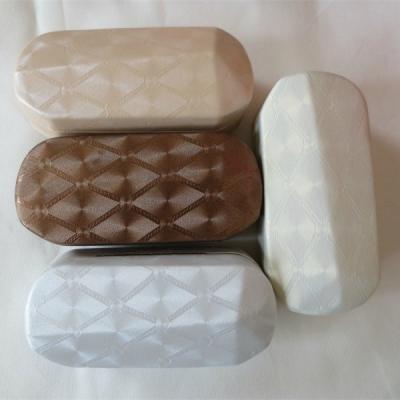 China Fashionable glasses cases with diamond style leather for sale