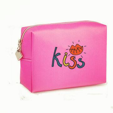 China Hot selling cosmetic bag with printed design. for sale