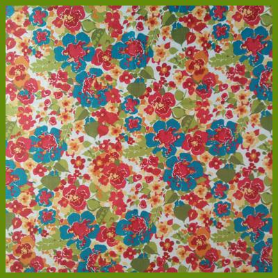 China Popular flowering prints tablecloth made of 100% polyester slub fabrics or customized fabrics for sale