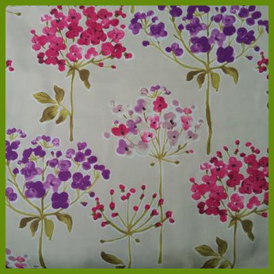 China Flower design heat transfer printed tablecloth made of 100% polyester table decration cloth for sale