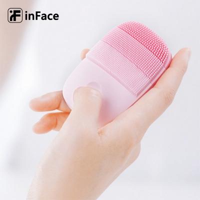 China Inface Sonic Beauty Facial Cleaning Massage Brush Face Care Electronic DEEP CLEANSING Remover Rechargeable for sale