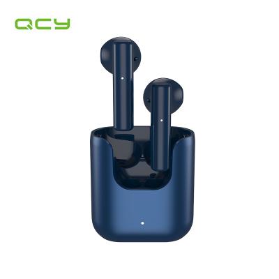 China In-Ear QCY T12S TWS Noise Canceling Earphone Magnetic Charging Wireless Headset In-Ear Semi Case Earbuds for sale