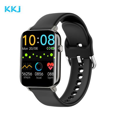 China KKJ NY15 Touch Screen Smart Watch IP68 Blood Oxygen Heart Rate Detection Sport Reloj Xiaomi Wristband Smart Watch 2021 for sale