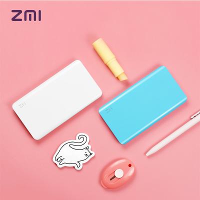 China High Capacity ZMI Version 2.0 Power Bank Charge 10000mAh Chinese Two Way Fast Type-c Charger Powerbank for sale