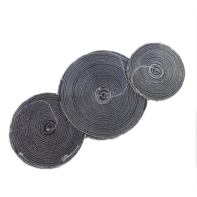 China Factory Wholesale Price Long Life Abrasive Cotton Wheels Polishing Sisal Sanding Polish Jute Grinding Wheel for sale