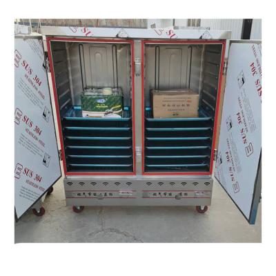 China High Quality Viable Double Door Steamer Box Display Cabinet Rice Steaming Noodle Dumpling Machine Cabinet Gas Steamer Rice Steamer Cabinet for sale