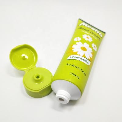 China OEM Logo 100ml Plastic Hand Cream Tube /low MOQ Aluminum Laminated Cosmetic Hand Lotion Tube Hand Packaging for sale