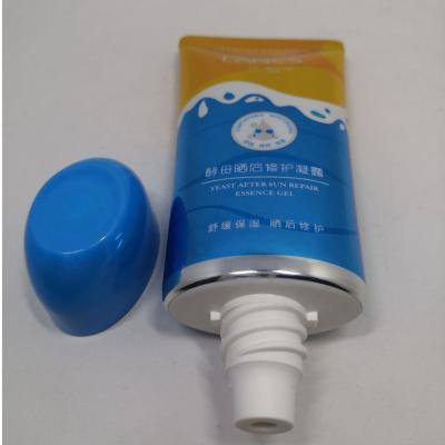 China New hand /customized hand cream tube sunscreen cream tube oval aluminum plastic cream cosmetic soft packaging sunscreen packaging for sale