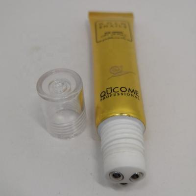 China Massage cream head ball steel roll /empty 25ml eye gel packaging aluminum laminated eye gel tube /empty 25ml eye cream tube for sale