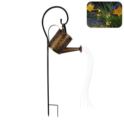 China 3000K Waterproof Warm White Solar Backyard Lamp Vintage Lantern IP55 Bright Decorative Lighting Led Landscape Lawn Light Led Garden Light for sale