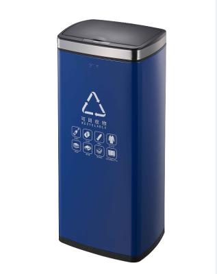 China Sustainable Household Trash Bin High End Stainless Steel Trash Can Smart Garbage Bin for sale