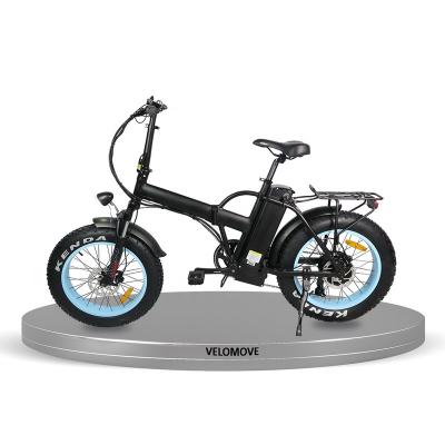 China Hot Selling VMF2 Aluminum Alloy 500w 750w 48v Ebike Bicycle Fat Seat Adults Battery Mountain Foldable Electric Bike for sale