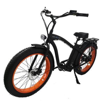 China High Quality 350W/500W/750W/1000W Aluminum Alloy 26 Inch Ebike 21-Speed ​​Bike Mountain Electric Bicycles for sale