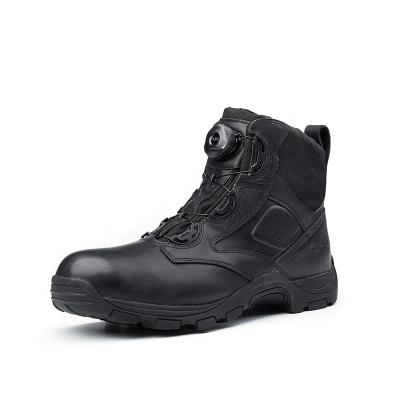 China Government waterproof black tactical boots 6 inch army boots jungle safety boots army shoes for men for sale