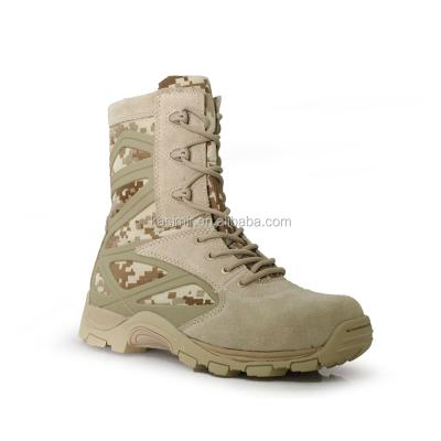 China Anti-Smell Camouflage Desert Army Tactical Shoes Camouflage Military Combat Boots For Training for sale