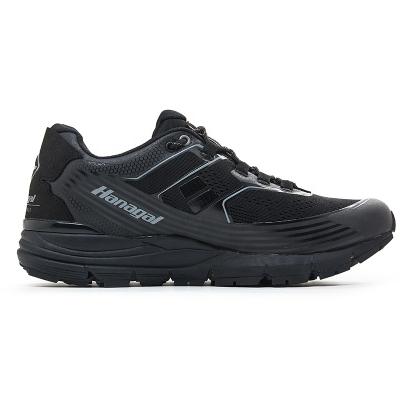 China New Style Quality Breathable Black Sports Shoes Men's Running Shoes for sale