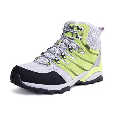 China Women Hiking Boots Waterproof Green Trekking Shoes For Women / Women Boots For Trekking for sale