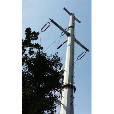 China 10kv-220kv power transmission transmission line towers lattice steel tower is 17 meter high voltage electric galvanize poles for sale