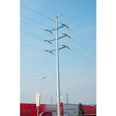 China Cheap promotional steel power transmission electric current 220kv pole tower for line distribution pole is transmission line tower for sale