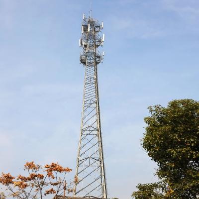 China Reliable quality of Q235/Q345/SS400/ST37-2/ST52/Q420/Q460/S235JR/S275JR/S355JR galvanized steel towers telecom mobile lattice tower is telecom tower machine for sale