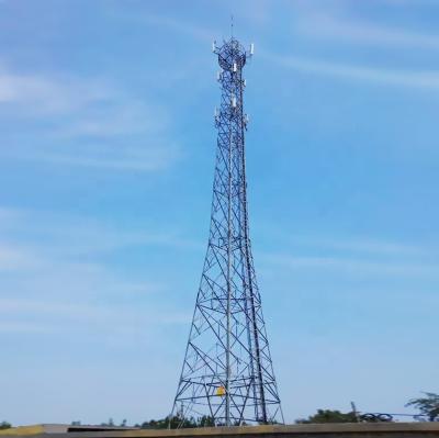 China Q235/Q345/SS400/ST37-2/ST52/Q420/Q460/S235JR/S275JR/S355JR excellent quality 5G angle steel communication tower telecommunication tower is four steel communication tower legged for sale