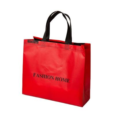 China Reusable hot sale non woven bag custom logo printed eco bags durable handled laminated pp non woven bag for sale