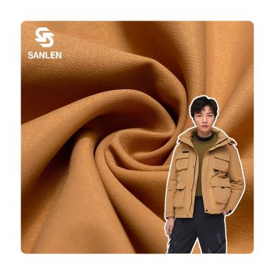 China 75D T400 Man Winter Stretch Waterproof Dyed Woven Outdoor Waterproof Elastic 100% Polyester Fabric For Down Jacket Car for sale