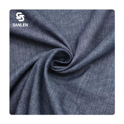 China Waterproof Faux 75D Jacquard Denim Common Rayon Style Viscose Printing Custom 100% Polyester Digital Printing Fabric For Jacket for sale