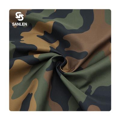 China Waterproof Military 50D Camouflage Hunting Camouflage Printing Outdoor Stretch 100% Polyester Pongee Digital Printing Fabric For Jacket for sale