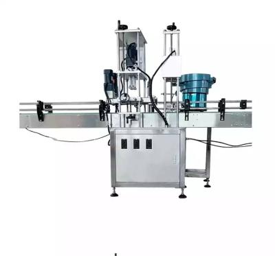 China Small Beverage Bottle Cosmetic Oil 2/4/6/8/10 Heads Automatic Capping And Filling Labeling Machine for sale