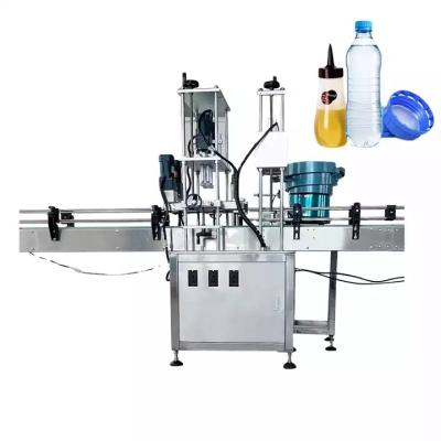 China Full Automatic Food Capping Screwing Machine, Laundry Spray Plastic Bottle Liquid Washing Capping Machine for sale