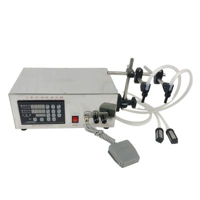 China Small CNC Beverage Filling Machine Semi-automatic Double Head Filling Machine Liquid Quantitative Filling Machine for sale