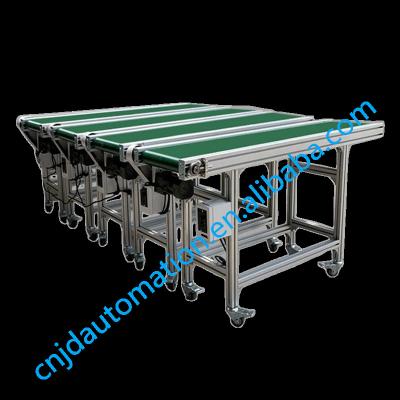 China Conveying Customized Gasoline Engine Firewood Rubber Equipment Processor Elevator Wooden Belt Conveyor for sale